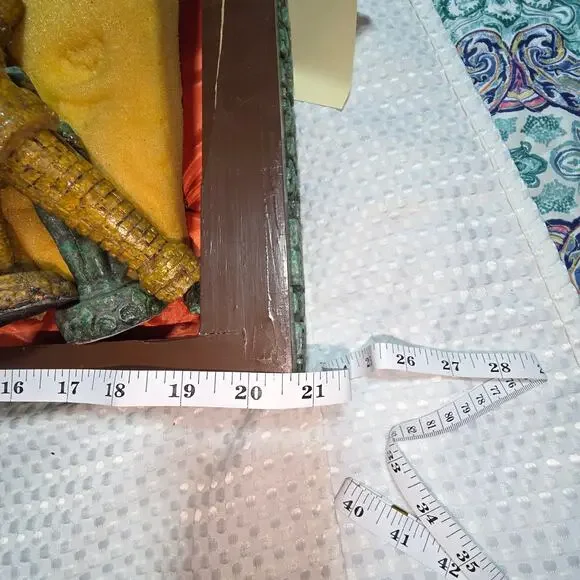 VINTAGE MAYAN VS SPANISH MARBLE CHESS SET IN MARBLE BOXXLARGE